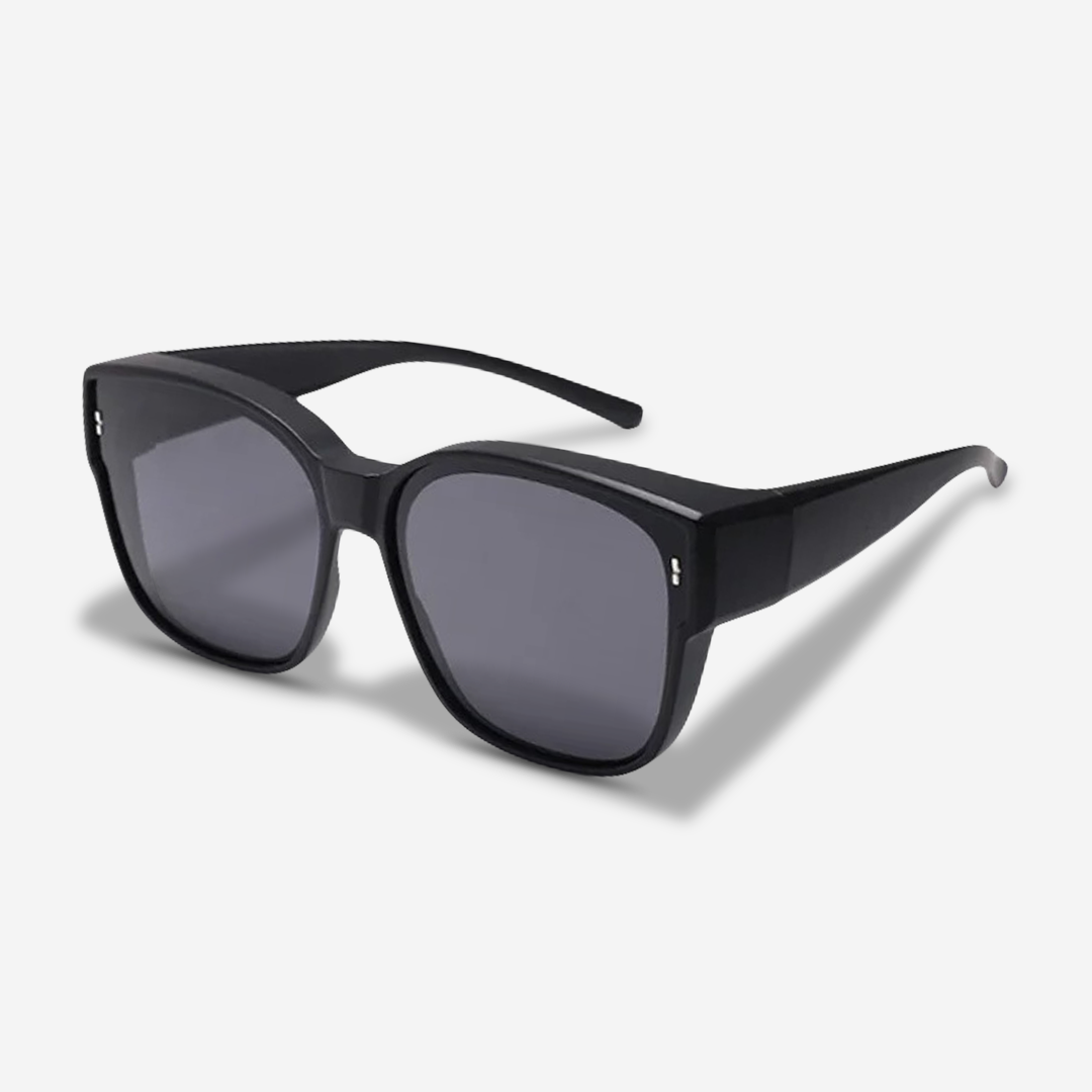 Lunettes De Soleil À Clip Magnétique Haute Qualité Pour Brillants Avec Protection UV400 Et Vision Claire Sunglasses Electro Paris Élégant / Zwart