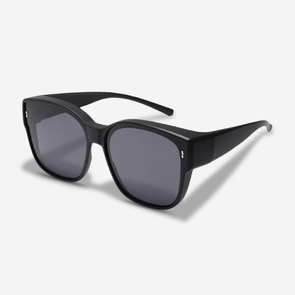 Lunettes De Soleil À Clip Magnétique Haute Qualité Pour Brillants Avec Protection UV400 Et Vision Claire Sunglasses Electro Paris Élégant / Zwart