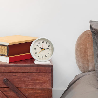 Réveil Rétro Silencieux Avec Lumière – Horloge de Chevet Vintage Sans Tic-Tac, Fonctionnant À Pile Pour Chambre ou Bureau Alarm Clocks Electro Paris