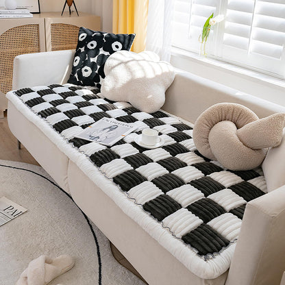 Tapis De Canapé Protecteur Pour Animaux Avec Surface Anti-Griffe Et Confort Douillet Sofa cover Electro Paris Noir M (27.5*59)