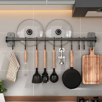 Organisateur De Cuisine Mural Avec Crochets Multiples Pour Gain De Place Et Rangement Efficace Kitchen Accessories Electro Paris