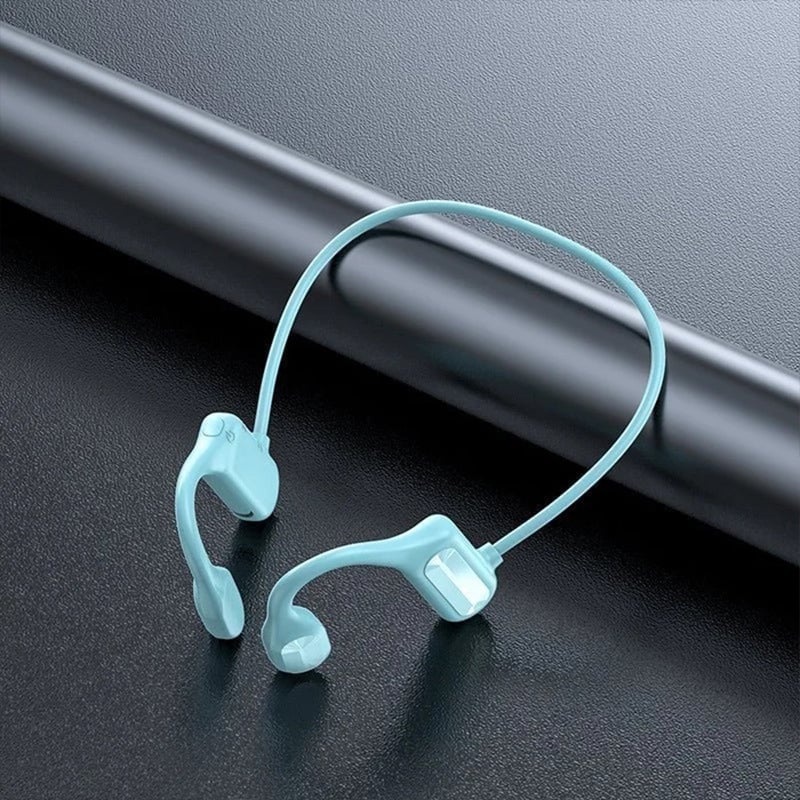 Casque Bluetooth à Conduction Osseuse – Hifi Sans Fil Confortable et Ultra Léger In-Ear Headphones Electro Paris Bleu