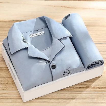 Chemise de Nuit Homme Confortable pour des Nuits Douces et Élégantes Sleepwear Electro Paris Gris L