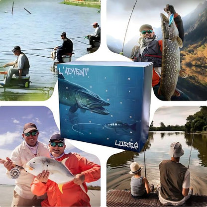 Calendrier De L’Avent – Coffret De Pêche De Noël 2025 Pour Amateurs De Pêche Christmas Fishing Blind Box Electro Paris