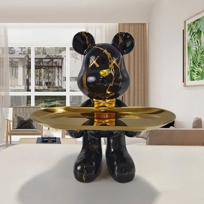 Sculpture Déco Ours Avec Tiroir Pour Rangement Pratique De Clés Et Petits Objets Decorations Electro Paris