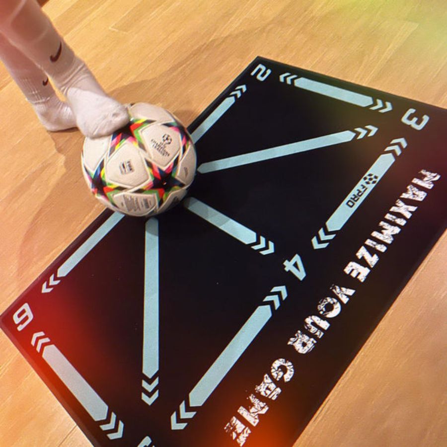 Tapis De Soccer Pro Avec Programme Vidéo Pour Améliorer Les Compétences Football Pro Training Mat Electro Paris