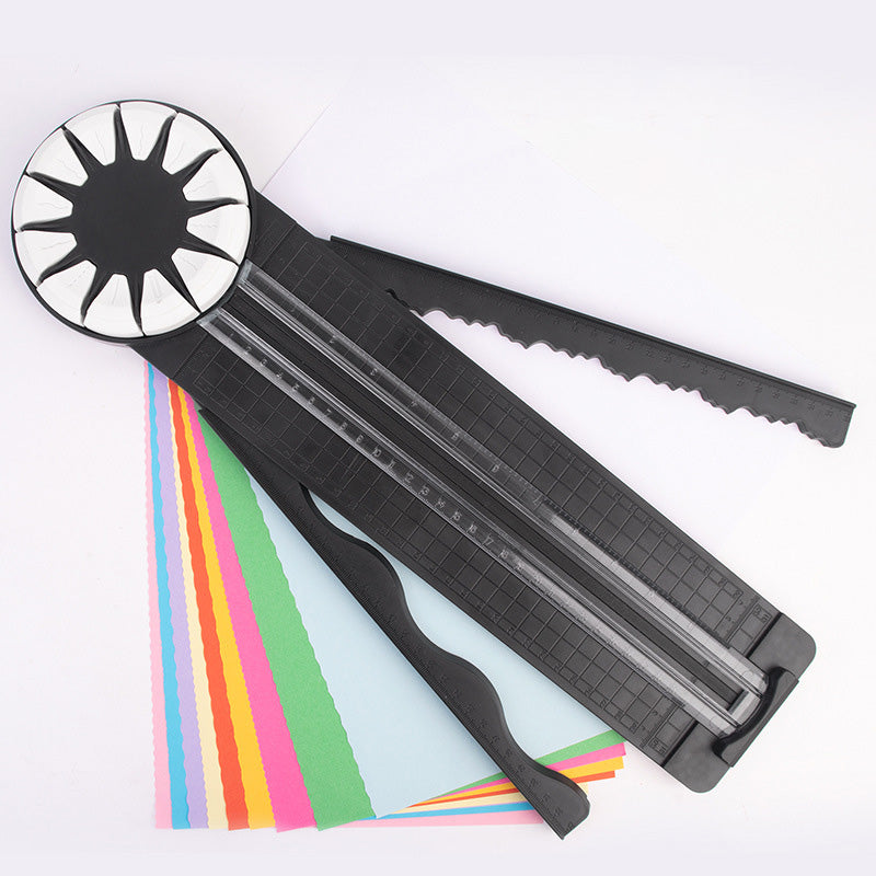 Coupe-Papier Rotatif 12-en-1 à 360° DIY Tools Electro Paris Noir