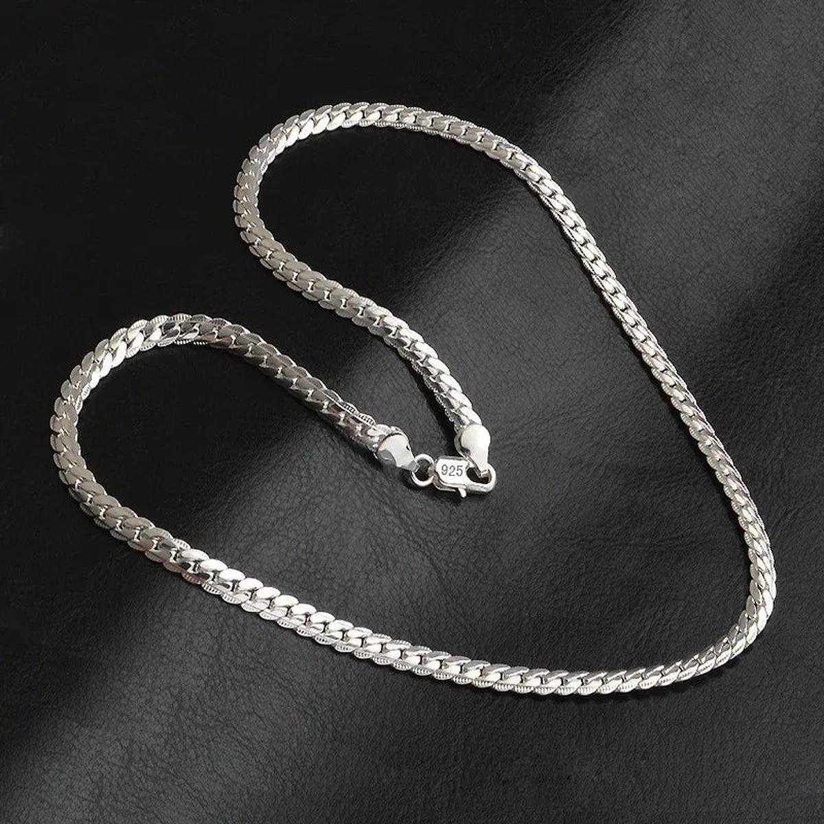 Chaîne En Argent 925 Massif Pour Un Style Intemporel Black Friday Deal Necklace Men Electro Paris