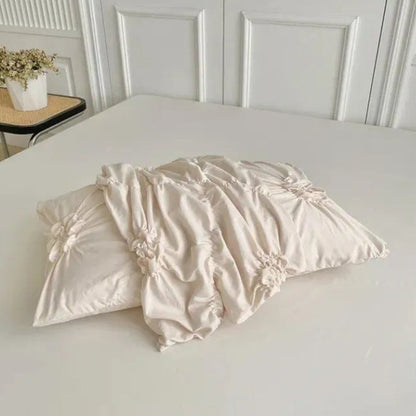 Housse De Couette Ruffle Flower – Douce, Élégante Et Confortable Pour Chambre, Lit Et Cocooning Bedsheet Electro Paris