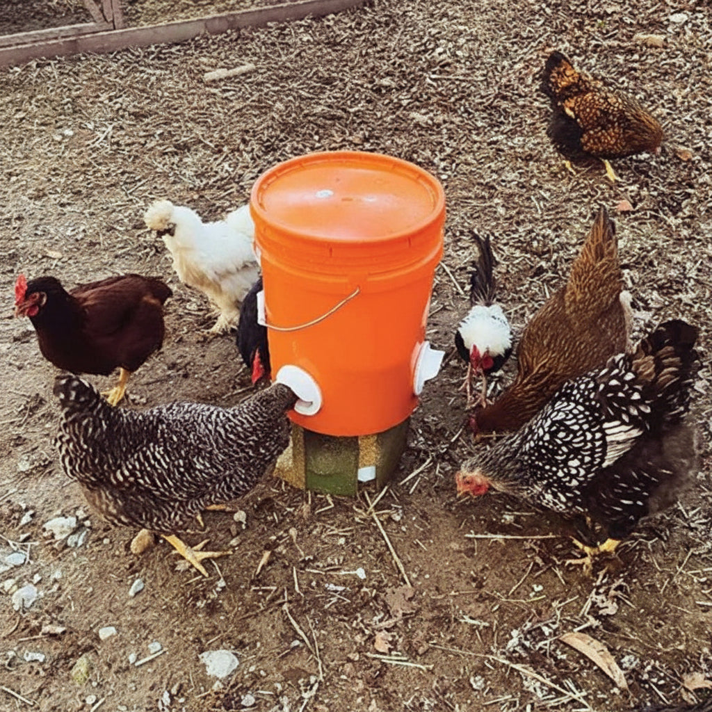 Mangeoire pour Poulets DIY Robuste Et Polyvalente Pour Volaille Et Petits Animaux Chicken feeder Electro Paris