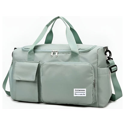 Sac de Voyage Spacieux Étanche Avec Compartiments Multiples Pour Hommes Et Femmes Travel bag Electro Paris Vert