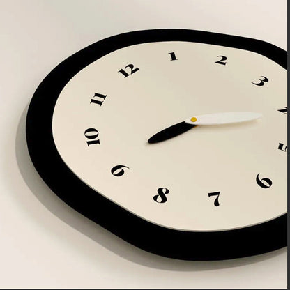 Horloge Murale Pendule Silencieuse Avec Design Abstrait Déformé Pour Intérieurs Modernes Wall Clocks Electro Paris