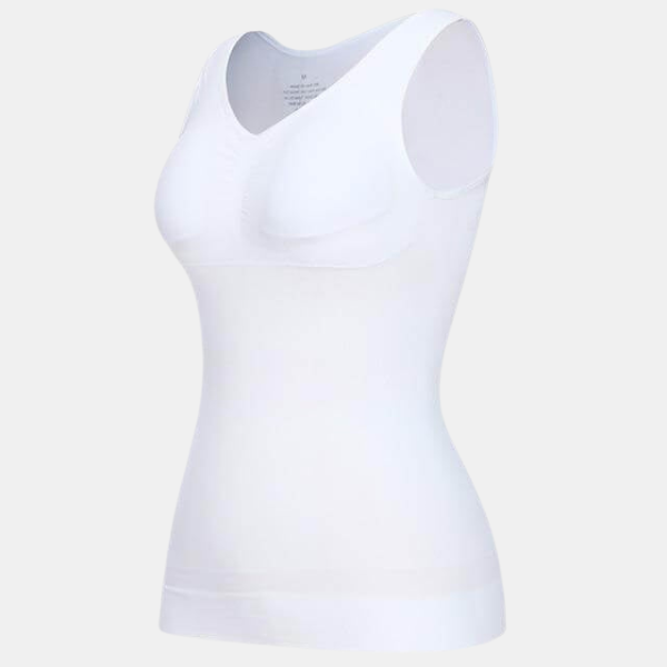 Affinez Votre Silhouette – Débardeur Amincissant Sculptant Electro Paris Blanc S