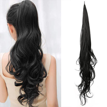 Extension De Cheveux Naturelle Pour Queue De Cheval Volumineuse Hair extension Electro Paris Noir