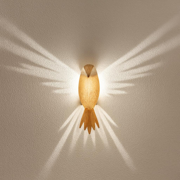 Applique Oiseau 3D – Éclairage Décoratif avec Projection d’Ailes Electro Paris