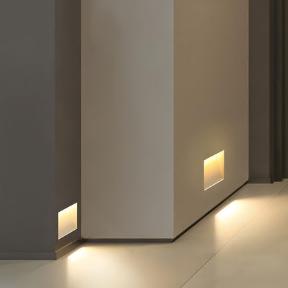 Applique LED minimaliste avec détecteur de mouvement pour un éclairage intelligent Applique murale Electro Paris Carré Capteur de mouvement Blanc chaud