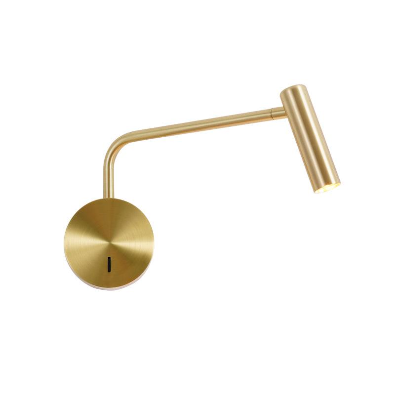 Applique Murale Ronde Minimaliste à Rétroéclairage pour Éclairage Ambiant Éclairage mural Electro Paris Or ∅ 9.4″ x H 6.2″ / Dia 24cm x H 16cm Lumière chaude