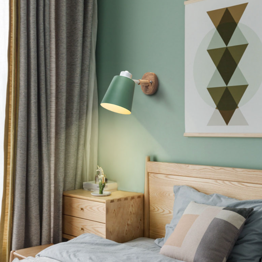 Applique Murale Design LED Orientable en Métal et Bois – Éclairage pour Salon et Chambre Éclairage mural Electro Paris