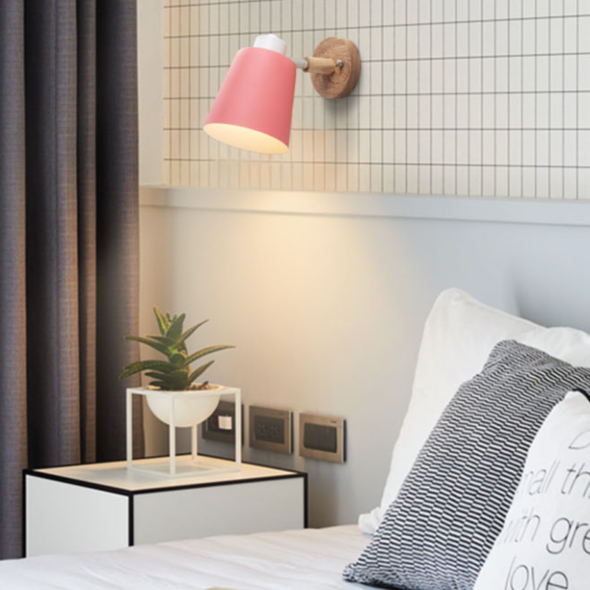 Applique Murale Design LED Orientable en Métal et Bois – Éclairage pour Salon et Chambre Éclairage mural Electro Paris