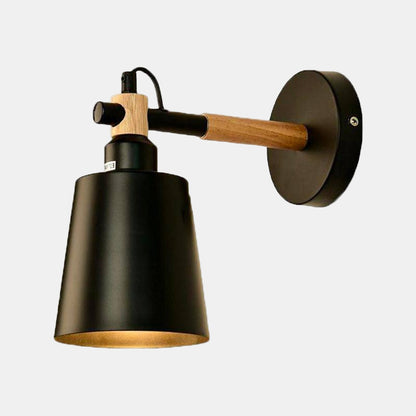 Applique Murale Design LED en Bois et Métal – Éclairage Moderne pour Salon et Chambre Éclairage mural Electro Paris Noir