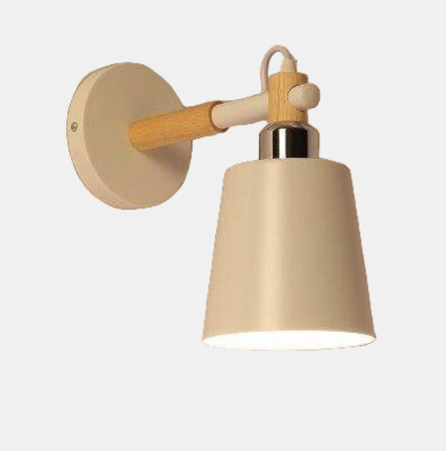 Applique Murale Design LED en Bois et Métal – Éclairage Moderne pour Salon et Chambre Éclairage mural Electro Paris Blanc