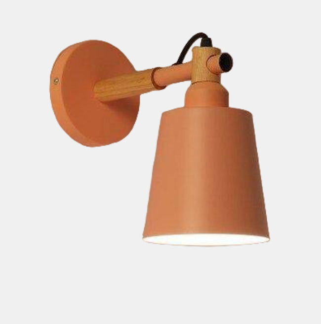 Applique Murale Design LED en Bois et Métal – Éclairage Moderne pour Salon et Chambre Éclairage mural Electro Paris Rose