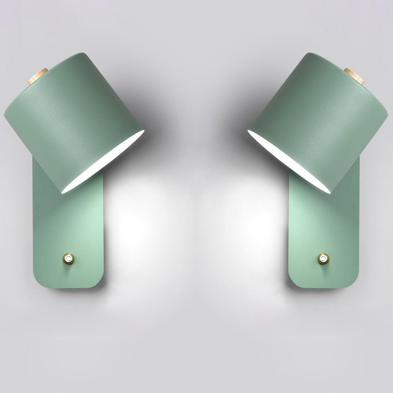 Applique Murale Design Moderne LED avec Interrupteur – Éclairage pour Chambre et Salon Éclairage mural Electro Paris 2 vert