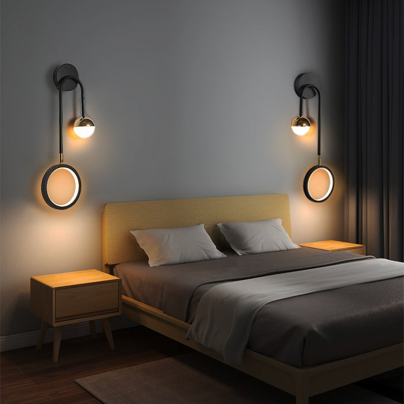 Applique Murale Moderne en Fer Forgé et Aluminium – Éclairage LED Élégant pour Salon ou Chambre Éclairage mural Electro Paris