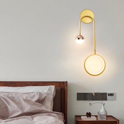 Applique Murale Moderne en Fer Forgé et Aluminium – Éclairage LED Élégant pour Salon ou Chambre Éclairage mural Electro Paris