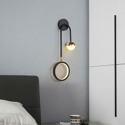 Applique Murale Moderne en Fer Forgé et Aluminium – Éclairage LED Élégant pour Salon ou Chambre Éclairage mural Electro Paris