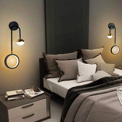 Applique Murale Moderne en Fer Forgé et Aluminium – Éclairage LED Élégant pour Salon ou Chambre Éclairage mural Electro Paris