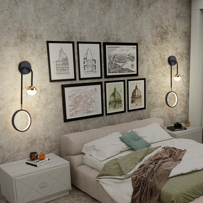Applique Murale Moderne en Fer Forgé et Aluminium – Éclairage LED Élégant pour Salon ou Chambre Éclairage mural Electro Paris