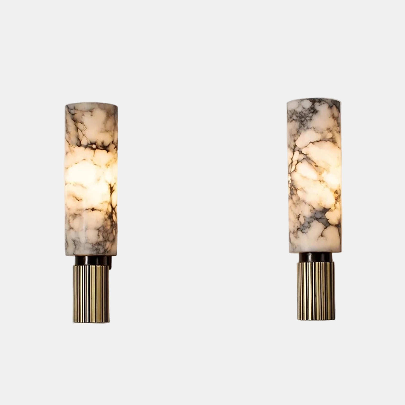 Applique Murale Torche en Marbre – Élégance Moderne en Pierre & Fer Applique en marbre Electro Paris Default