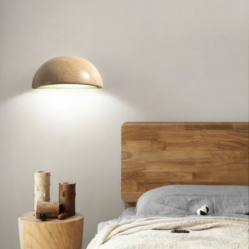 Applique Murale LED Moderne Design en Pierre – Lumière d'Ambiance Irrégulière pour Chambre Éclairage Electro Paris