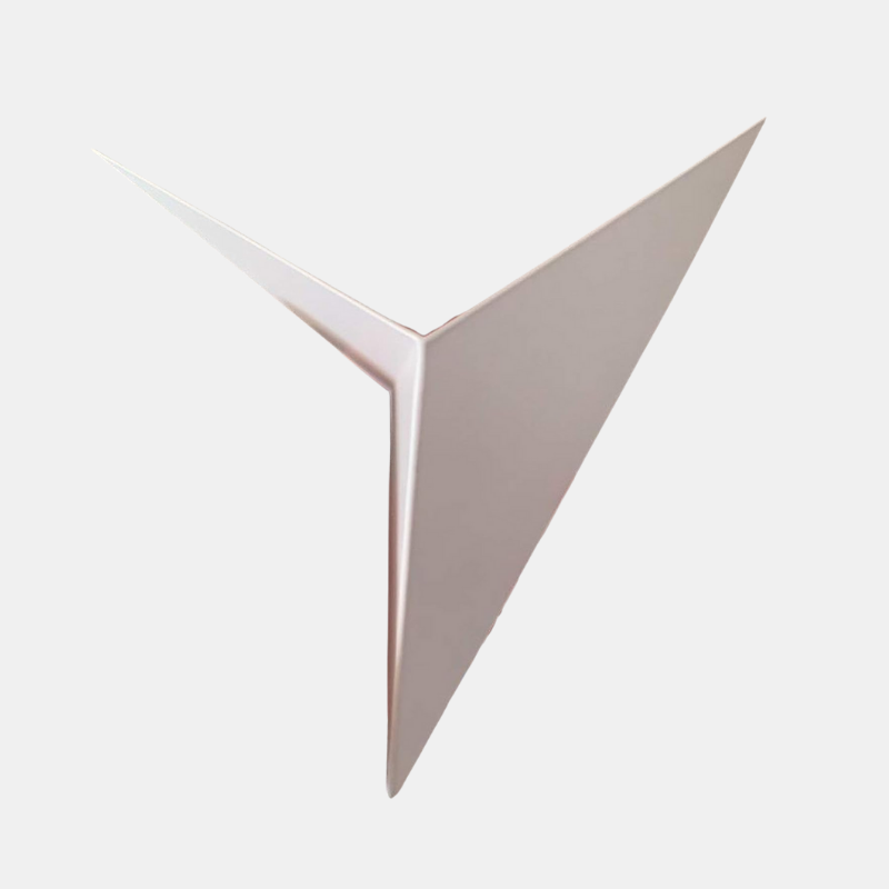 Applique Murale Intérieure Triangle Minimaliste Moderne, Blanc/Noir/Doré Éclairage mural Electro Paris Blanc