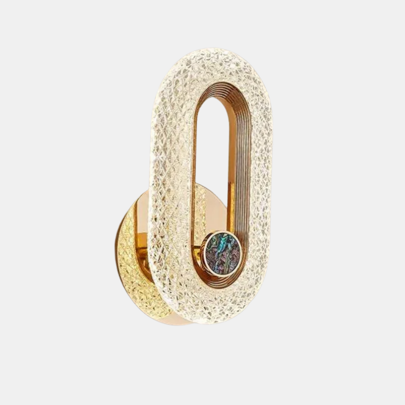 Applique Murale LED Cristalline Dorée – Éclairage Élégant et Raffiné Appliques murales Electro Paris A