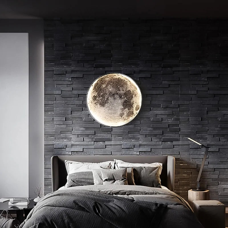 Applique Murale LED Pleine Lune – Éclairage Moderne et Réglable pour Toute la Maison Applique murale Electro Paris Luminosité Dimmable 9.5" (24cm) de diamètre