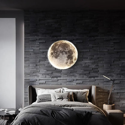 Applique Murale LED Pleine Lune – Éclairage Moderne et Réglable pour Toute la Maison Applique murale Electro Paris Luminosité Dimmable 9.5" (24cm) de diamètre