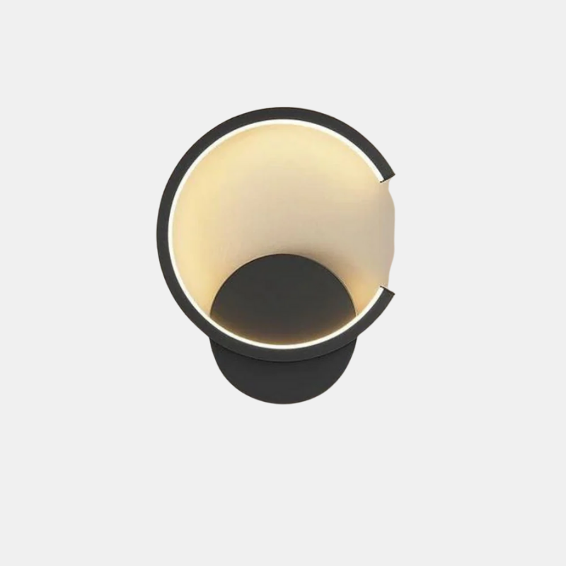 Applique Murale LED – Ledi Lampe Murale Moderne Minimaliste Noire Wall lamps Electro Paris