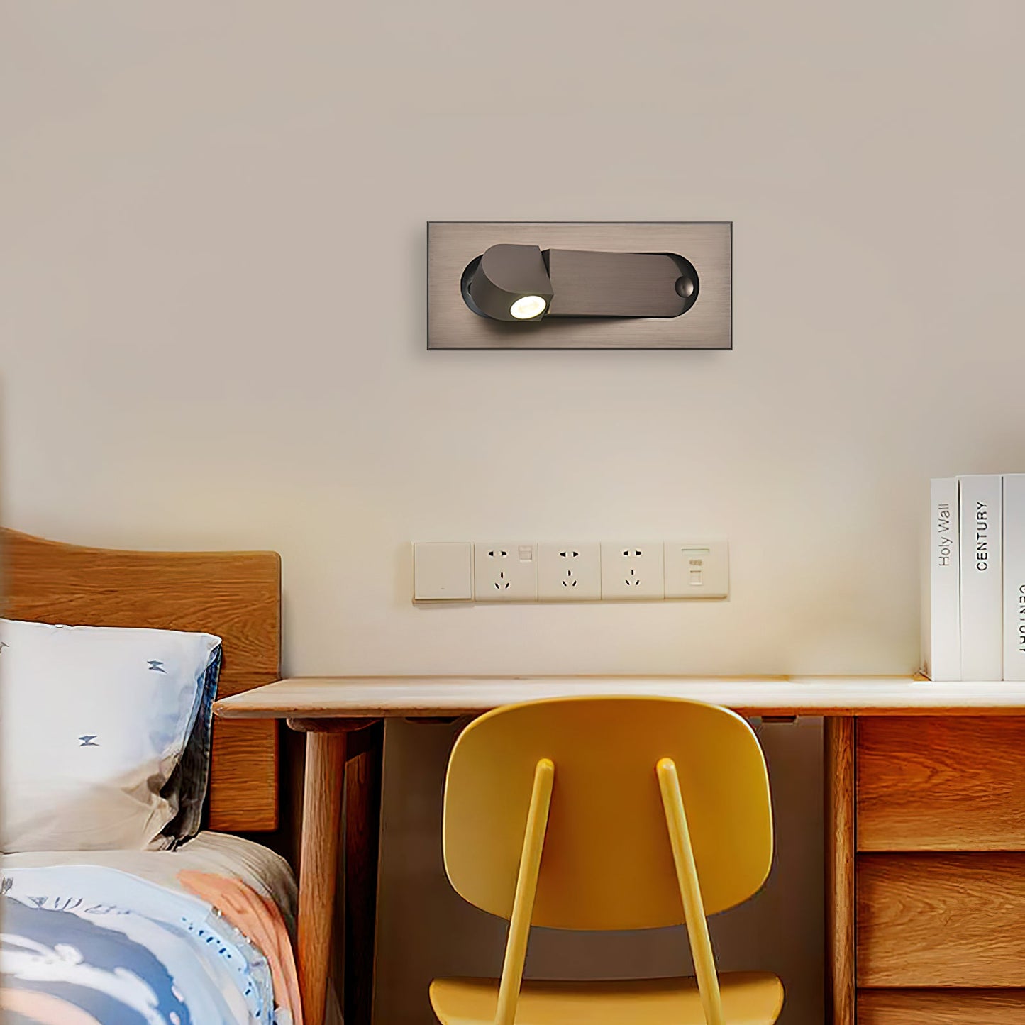 Applique de Lecture LED Orientable avec USB pour un Éclairage Ciblé Éclairage mural Electro Paris
