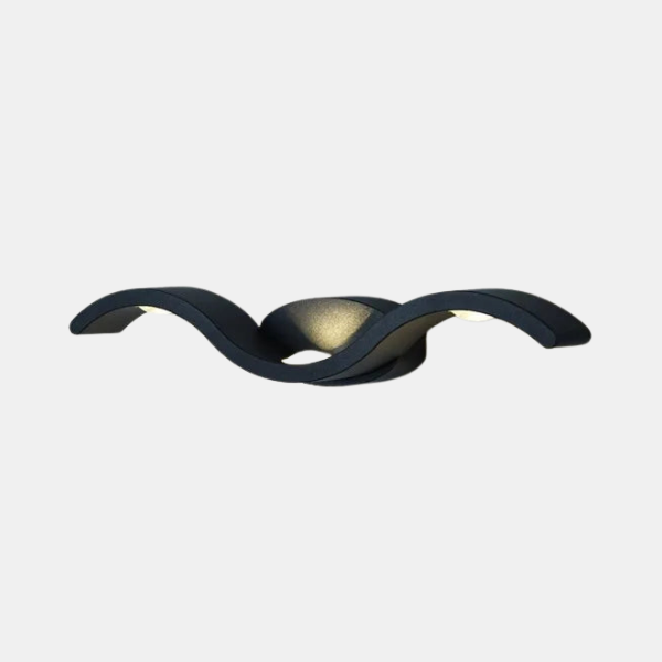 Applique Murale LED Moderne et Mince pour un Éclairage d'Accentuation Minimaliste Éclairage Electro Paris Noir Lumière chaude