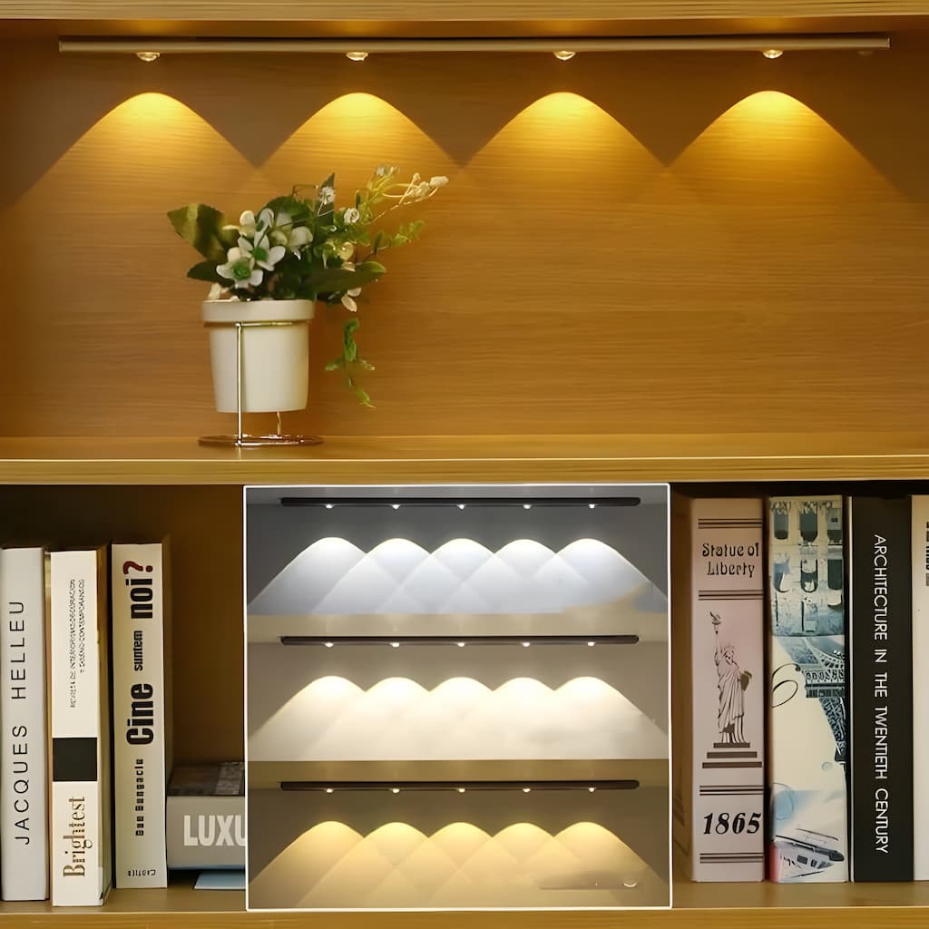 Barre Lumineuse LED Sans Fil à Détecteur de Mouvement avec Support Magnétique pour Éclairage Automatique Éclairage Electro Paris