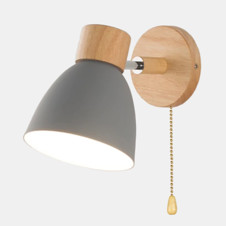 Applique Murale LED Scandinave Minimaliste Applique murale Electro Paris Gris sans ampoule