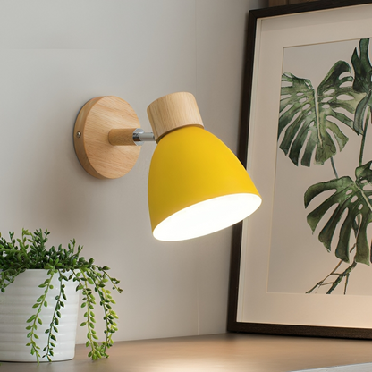 Applique Murale LED Scandinave Minimaliste Applique murale Electro Paris Jaune sans ampoule