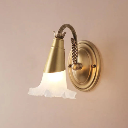 Applique Murale Moderne avec Motif Floral Vintage Élégant Lamp Electro Paris