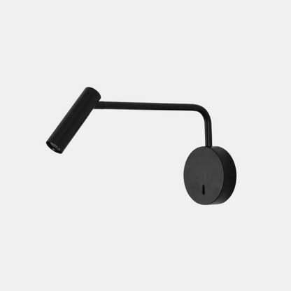 Applique Murale Ronde Minimaliste à Rétroéclairage pour Éclairage Ambiant Éclairage mural Electro Paris Noir ∅ 9.4″ x H 6.2″ / Dia 24cm x H 16cm Lumière chaude