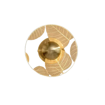 Applique Murale Scandinave Design pour Chambre et Salon - Éclairage Chaleureux Applique murale Electro Paris Motif de feuilles Lumière chaude
