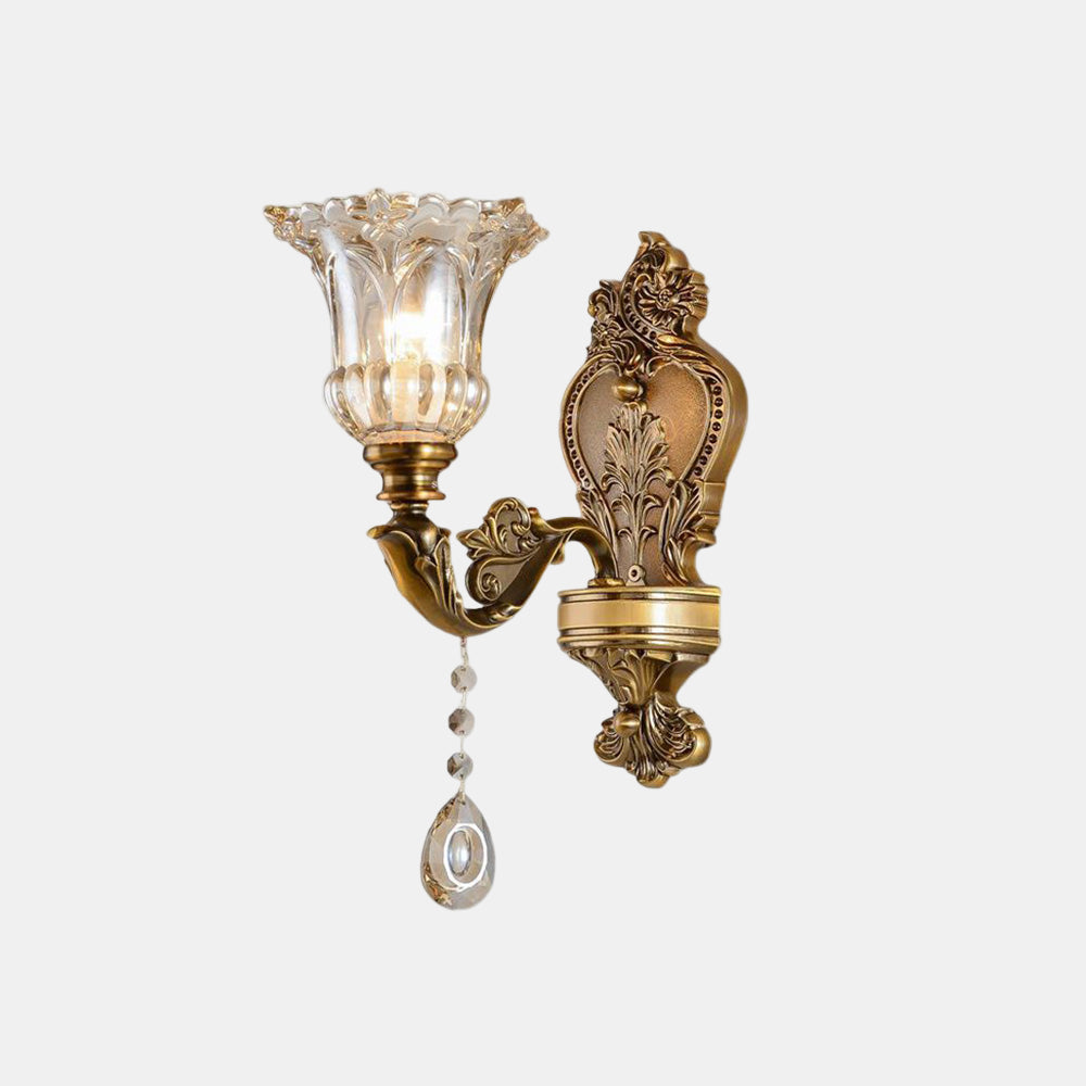 Applique Murale Vintage avec Éclat LED Élégant Applique murale Electro Paris 1-Lumière Blanc chaud