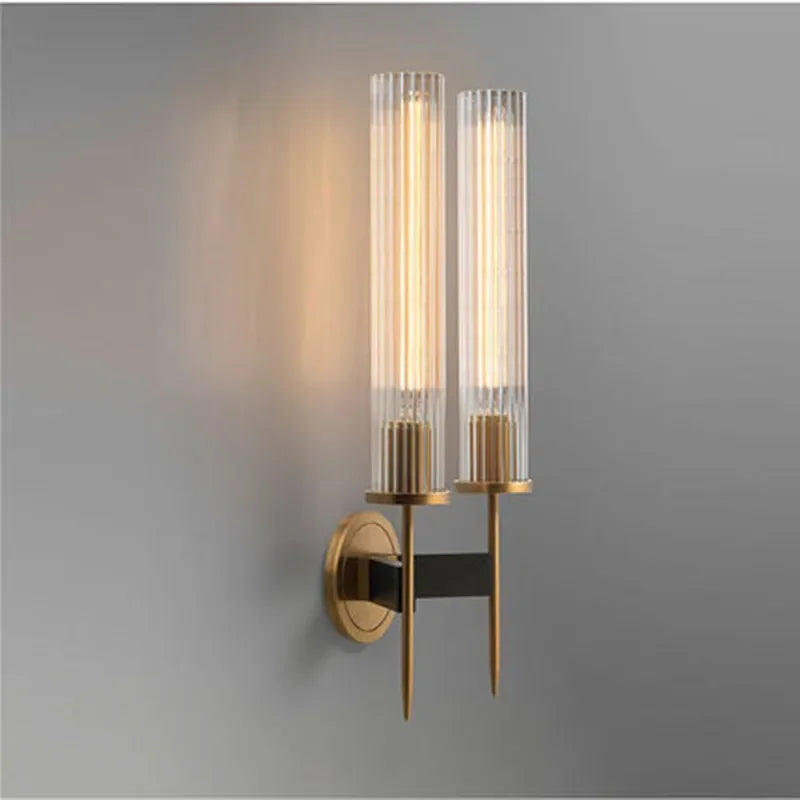 Applique Murale Élégante en Verre Strié Wall lamps Electro Paris