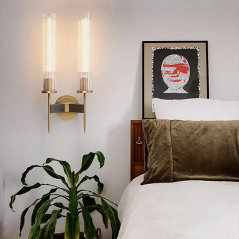 Applique Murale Élégante en Verre Strié Wall lamps Electro Paris